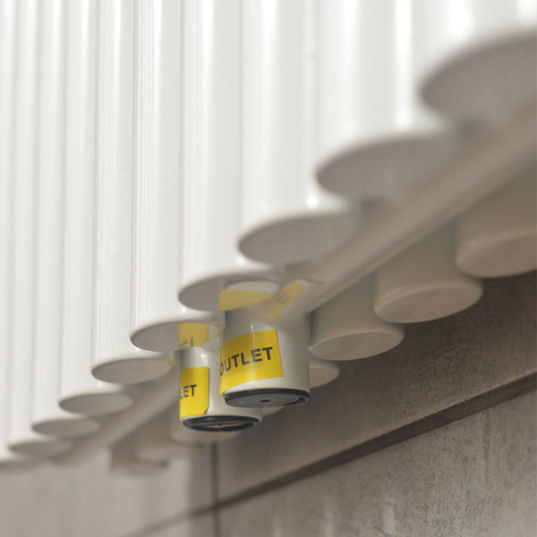 Grzejnik BIAŁY NAVIN Ellipse Double 600х1800-10 (50mm), anticor