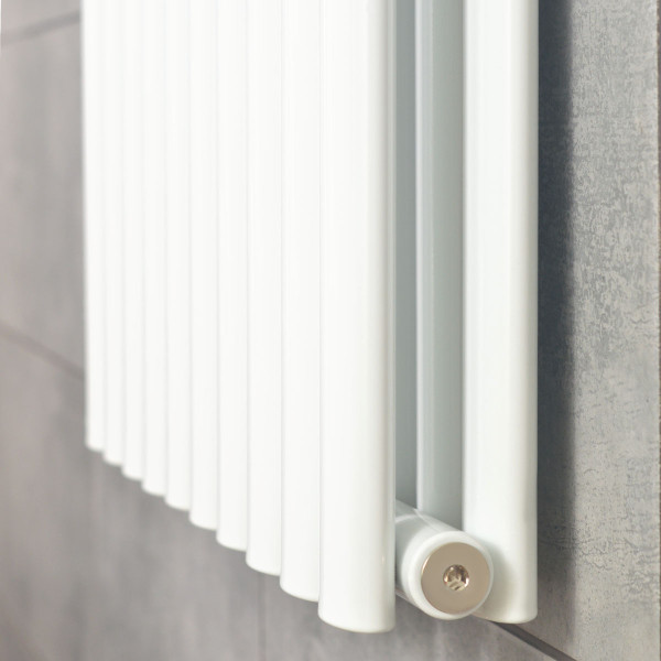 Grzejnik BIAŁY NAVIN Ellipse Double 600х1800-10 (50mm), anticor