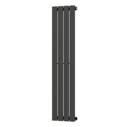 Vertical radiator NAVIN LARGO 300x1200-4, anticor, black