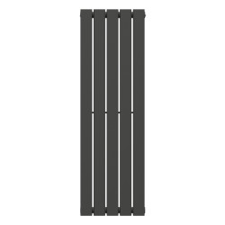 Vertical radiator NAVIN LARGO 376х1200-5, anticor, black moire