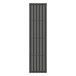 Vertical radiator NAVIN LARGO 452х1800-6, anticor, black moire