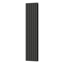 Vertical radiator NAVIN DOUBLE LARGO 456х1800-6, anticor, black moire