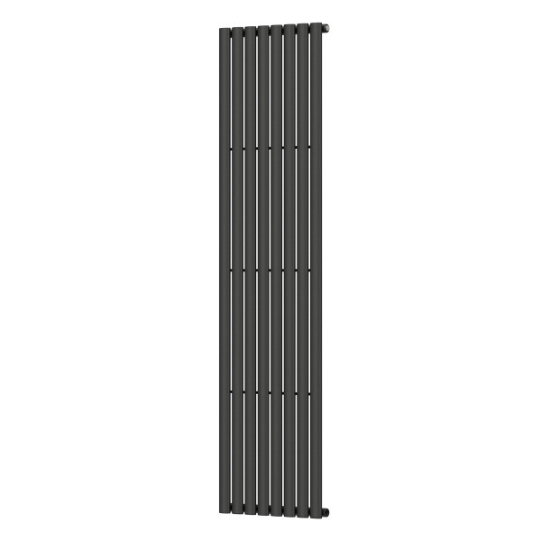 Vertical radiator NAVIN ELLIPSE 480х1800-8, anticor, black moire