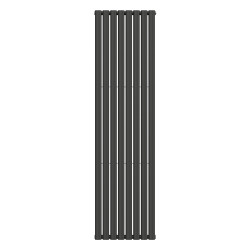 Water radiator NAVIN ELLIPSE DOUBLE 480х1800-8, anti-cor, black