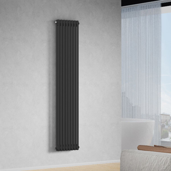 Grzejnik CZARNY NAVIN CALIDUM 2-8 380x1800, antikor