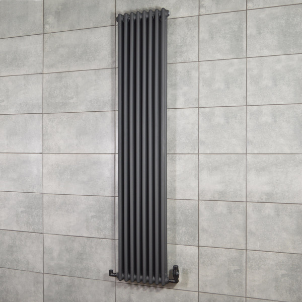 Grzejnik CZARNY NAVIN CALIDUM 2-8 380x1800, antikor