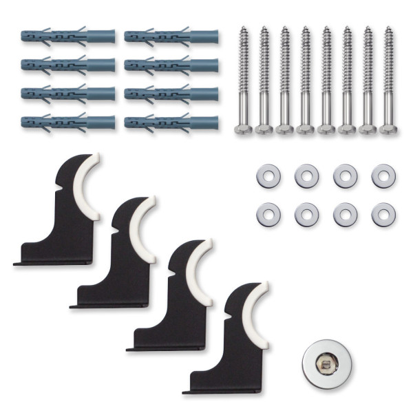 Grzejnik CZARNY NAVIN Ellipse Double 600х1800-10 (50mm), anticor