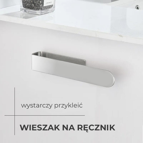 Wieszak na ręczniki NAVIN 230 mm stal nierdzewna