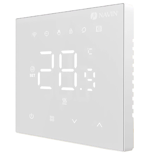 Termostat sterownik z Wi-Fi NAVIN do ogrzewania podlogowego16A bialy