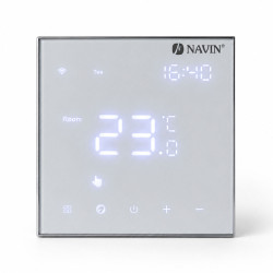 NAVIN EH602 W-16A Wi-Fi thermostat controller for underfloor heating, white