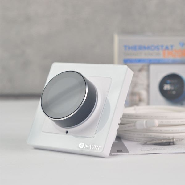Termostat NAVIN EH20R-16A Wi-Fi, Tuya, do ogrzewania podłogowego, biały