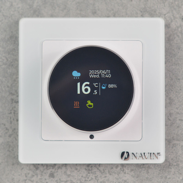 Termostat NAVIN EH20R-16A Wi-Fi, Tuya, do ogrzewania podłogowego, biały