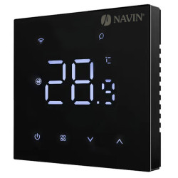 Thermostat for gas boiler NAVIN WT410 BH-3A Wi-Fi, black