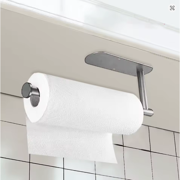 Wieszak na ręczniki PAPIEROWE 336  mm, stal nierdzewna, matowy chrom