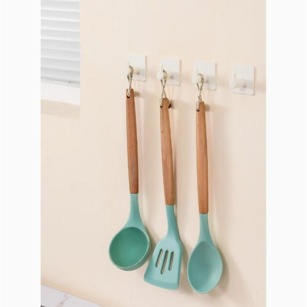 UCHWYT HACZYK Uniwersalny, Wodoodporny, MOC 5 kg, stal nierdzewna, bialy