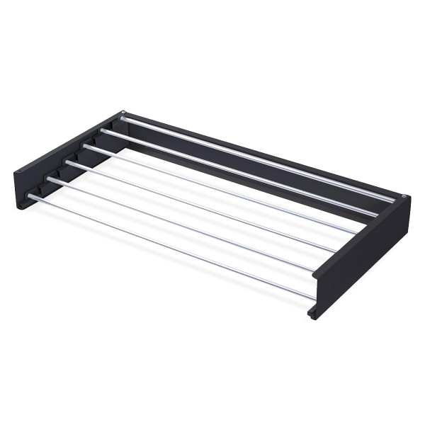 Suszarka ścienna do ubrań NAVIN LinoFlat 100 czarna