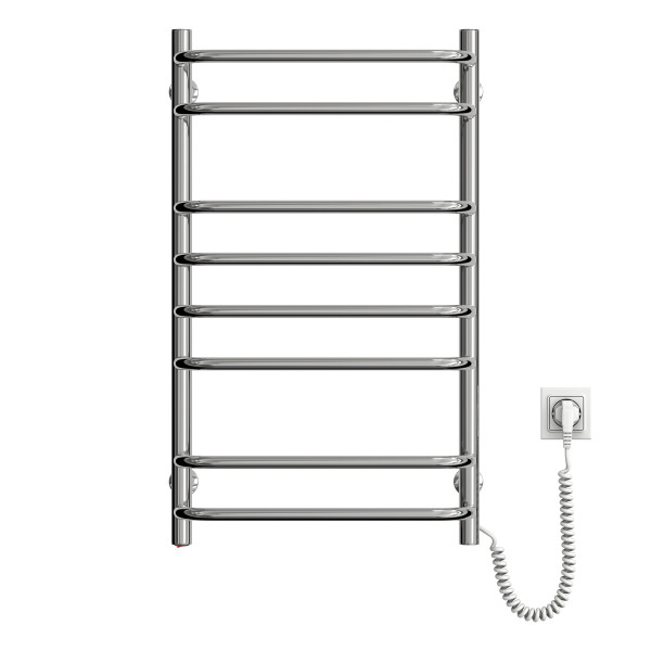 Elektryczny grzejnik łazienkowy NIERDZEWNY SYMPHONIA Przycisk 480х800 prawa