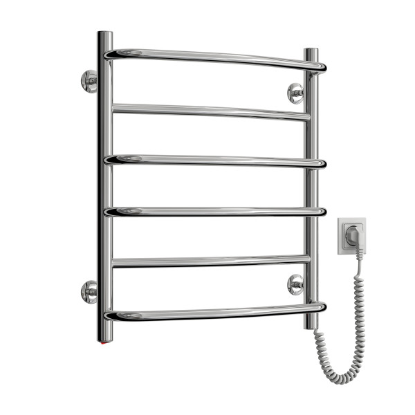 Elektryczny grzejnik łazienkowy NIERDZEWNY OMEGA 530х600 prawy