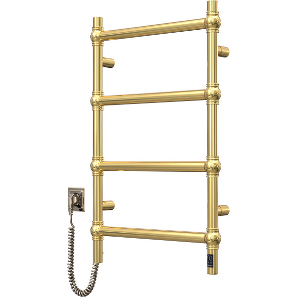 Stainless Steel Electric Towel Rail AVANGARD Gold  Sensor 480х800 left