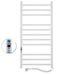 Elektryczny grzejnik łazienkowy BIALY Classic Quadro Digital 500х1000 prawa