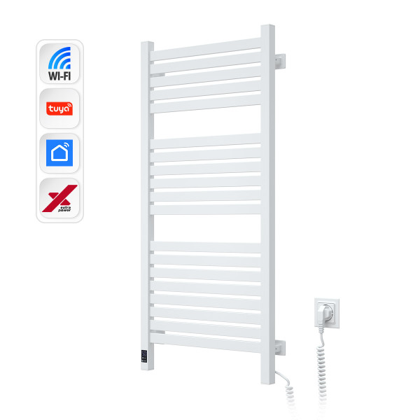 Elektryczny Grzejnik Łazienkowy BIALY AVANGARD X WiFi 480х1000 prawa