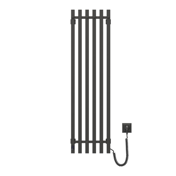 Electric bathroom radiator BLACK NAVIN LEVANTE 330x1200 right