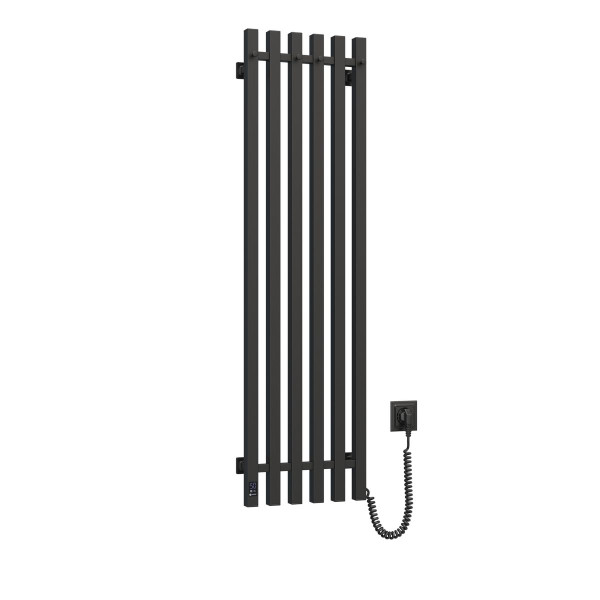 Electric bathroom radiator BLACK NAVIN LEVANTE 330x1200 right