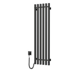 Elektryczny grzejnik łazienkowy CZARNY NAVIN LEVANTE 330x1200 lewa
