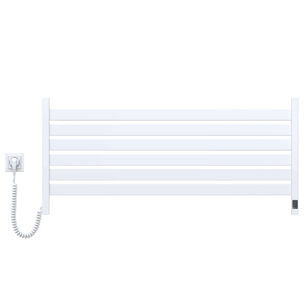 Elektryczny grzejnik łazienkowy Navin Largo 1100x500 Sensor lewy, biały aksamit, WiFi