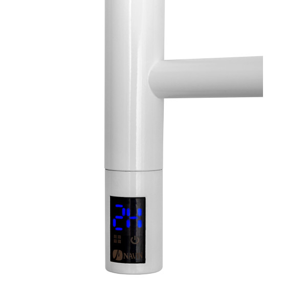 Grzejnik łazienkowy elektryczny Navin Blues 480х1200 Sensor prawy, timer, biały