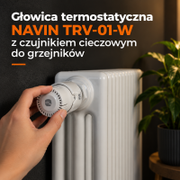 Temperature control has become even simpler with the NAVIN thermostatic head