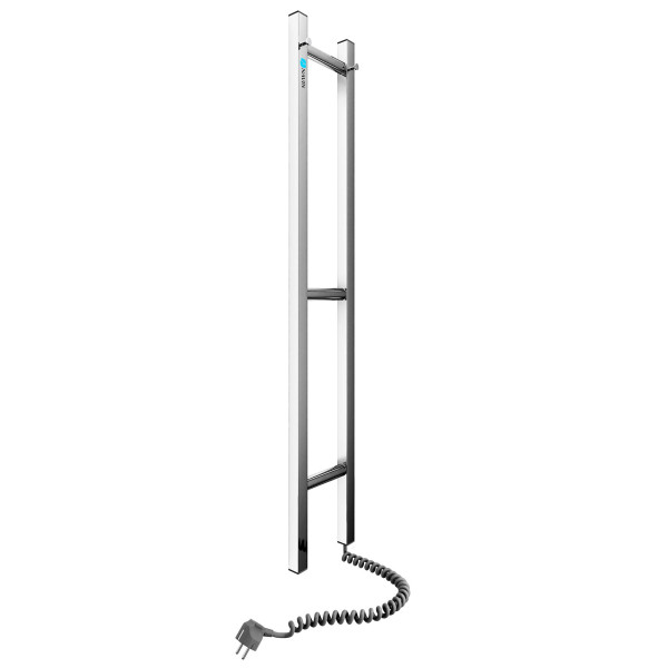 Stainless Steel Electric Towel Rail SILOUETTE QUADRO 160x1000 right