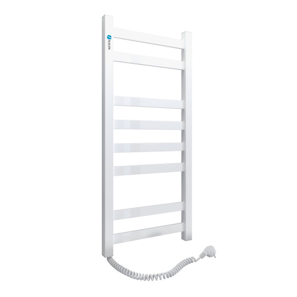 Electric Towel Rail WHITE AVANGARD 360х800 left