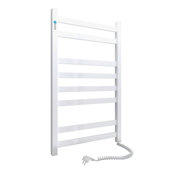 Electric Towel Rail WHITE AVANGARD 480x800 right