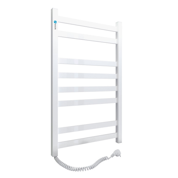 Electric Towel Rail WHITE AVANGARD 480x800 left