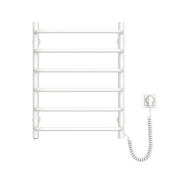 Electric Towel Rail WHITE SYMPHONIA 480x600 right