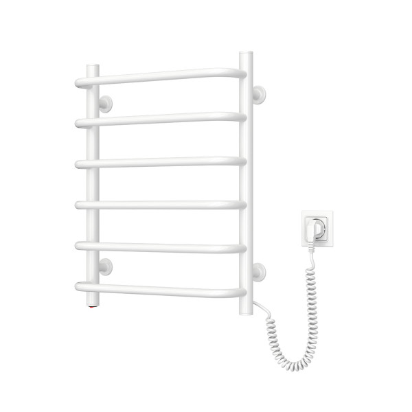 Electric Towel Rail WHITE SYMPHONIA 480x600 right