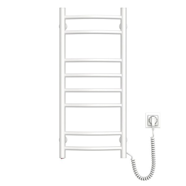 Electric Towel Rail WHITE CAMELLIA 360x800 right