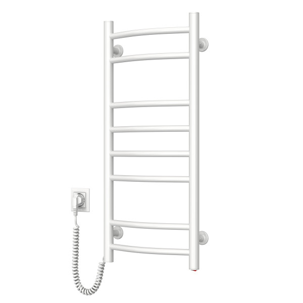 Electric Towel Rail WHITE CAMELLIA 360х800 left