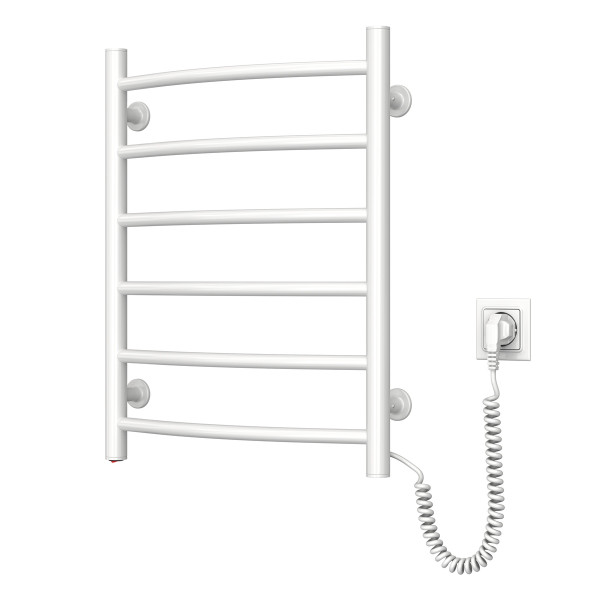 Electric Towel Rail WHITE CAMELLIA 480x600 right