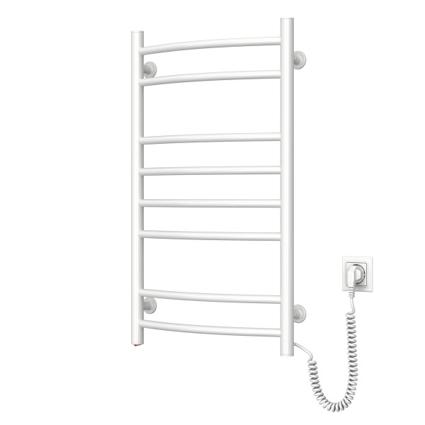 Electric Towel Rail WHITE CAMELLIA 480x800 right