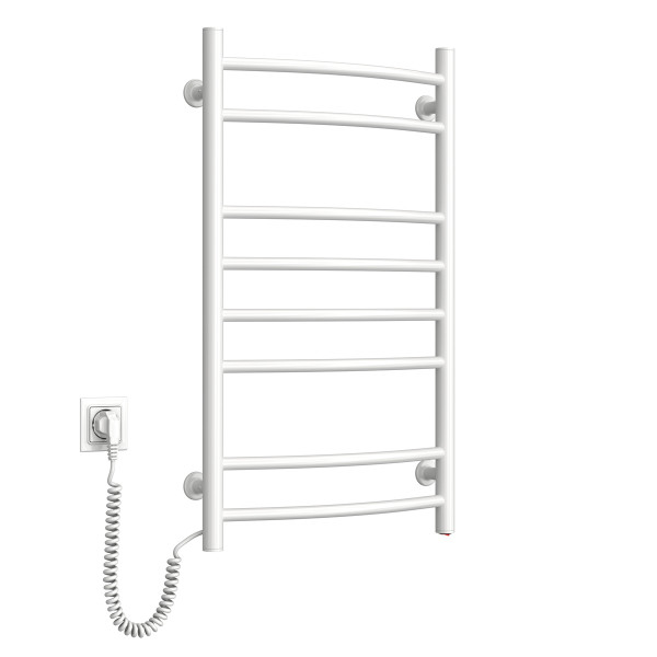 Electric Towel Rail WHITE CAMELLIA 480х800 left