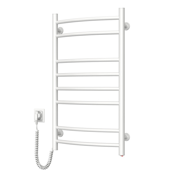 Electric Towel Rail WHITE CAMELLIA 480х800 left