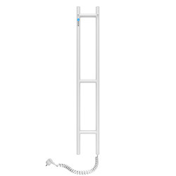 Electric Towel Rail WHITE SILOUETTE 160х1000 right