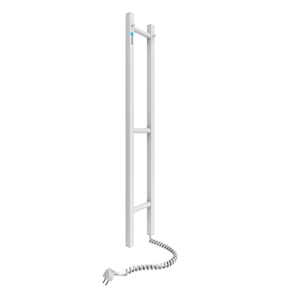 Electric Towel Rail WHITE SILOUETTE QUADRO 160х1000 right