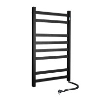 Electric Towel Rail BLACK AVANGARD 480х800 right