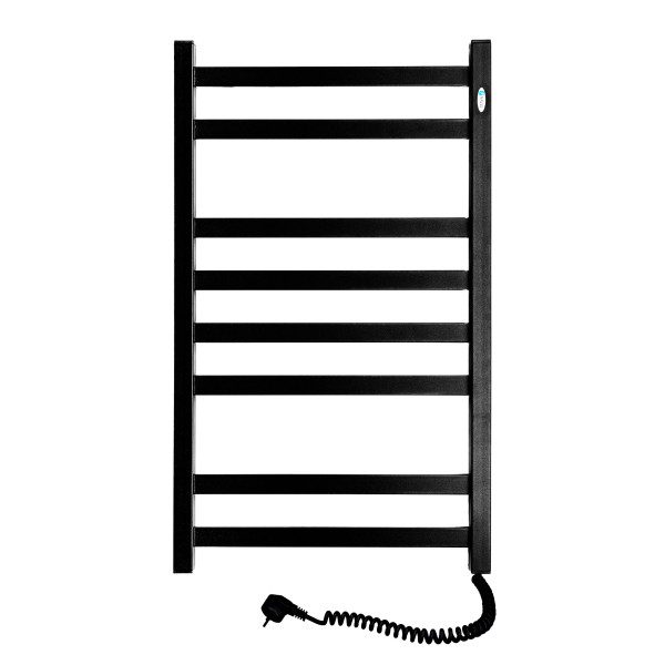 Electric Towel Rail BLACK AVANGARD 480х800 right