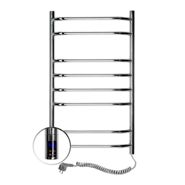 Stainless Steel Electric Towel Rail BLUES Sensor 480х800 right