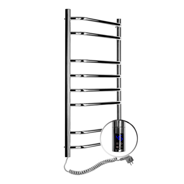 Stainless Steel Electric Towel Rail BLUES Sensor 480х800 left