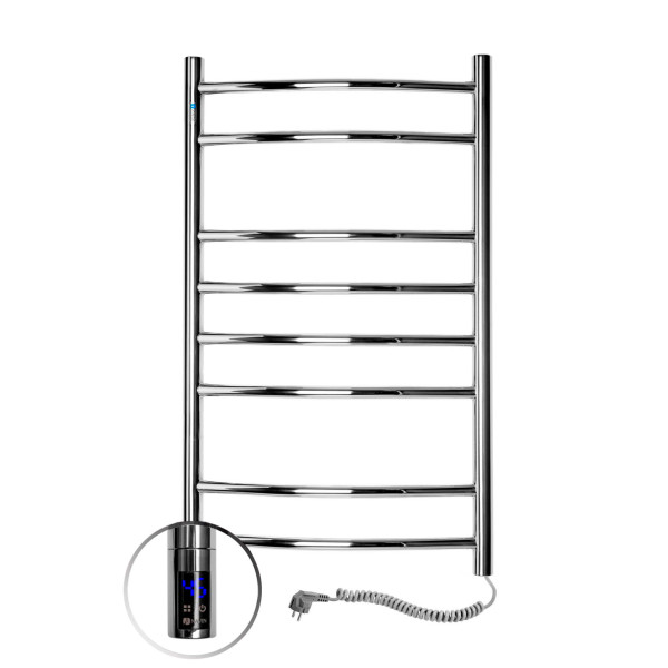 Stainless Steel Electric Towel Rail CAMELLIA Sensor 480х800 right